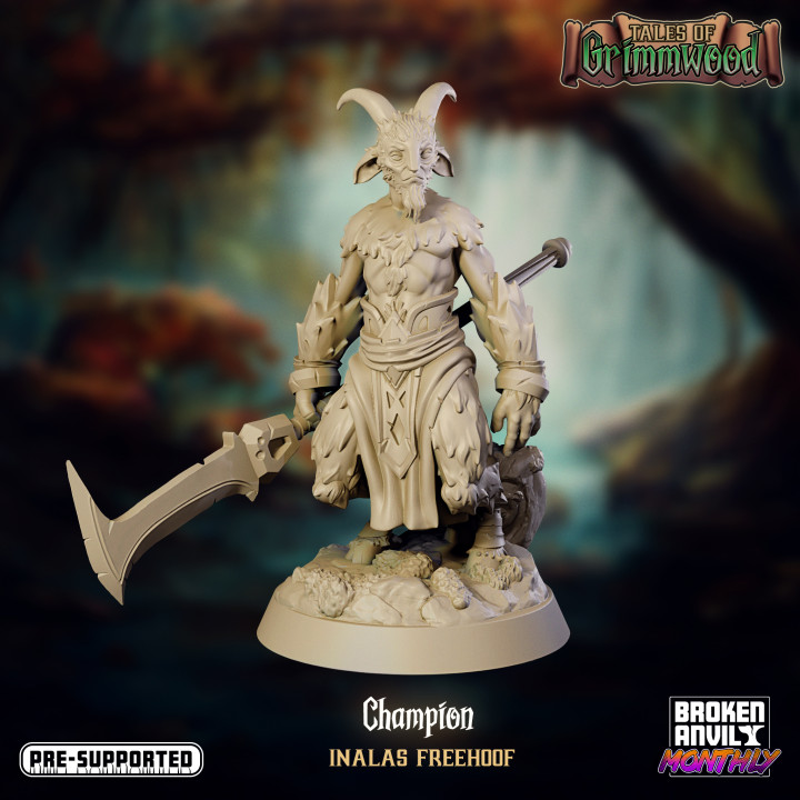 $5.00Tales of Grimmwood- Satyr Champion
