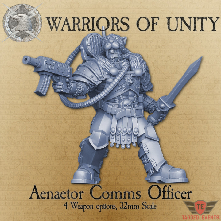 $5.00Warriors of Unity - Aenaetor Comms Officer