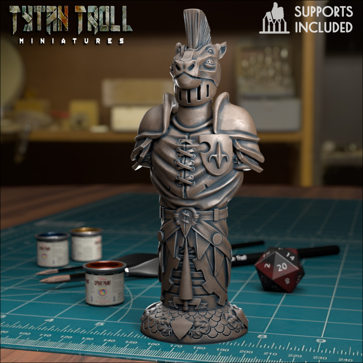 $5.00Human Knight Chess Piece [Pre-Supported]