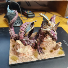 Picture of print of Desert Wyrm (Pre-Supported)