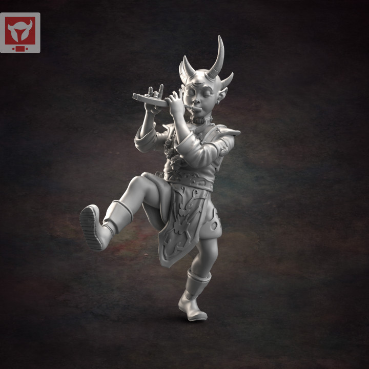 Freeze measure To increase 3D Printable Demon Child Bard by Red Clay Collectibles