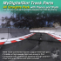 MyDigitalSlot All Straights Pack, 3D printed DIY track parts for your 1/32 Slot Car Racing Game image