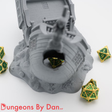 Picture of print of Sunken Pirate Ship Dice Tower - SUPPORT FREE!