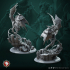 Zurae-Ta succubus diorama 75mm and 32mm pre-supported image