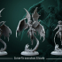 Zurae-Ta succubus diorama 75mm and 32mm pre-supported image