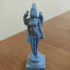 Devi holding a Water Pot & Book print image