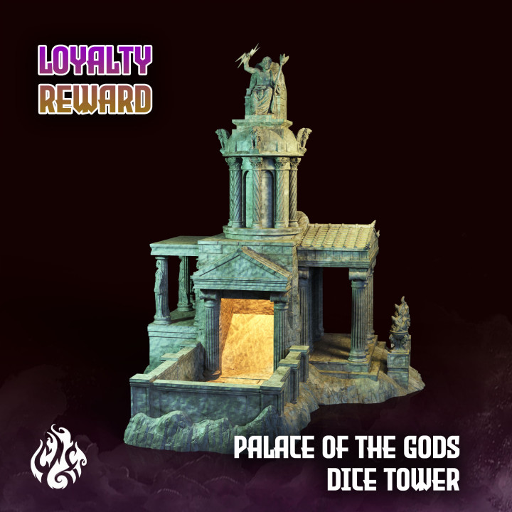 $10.99Palace of the Gods Dice Tower - September Loyalty Reward