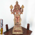 Vishnu the Preserver with Garuda (eagle) - Chola bronze style image
