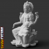 Lakshmi - Goddess of Fortune, on a Lotus image