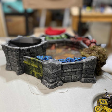 Picture of print of Dice tower & Tray