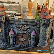 Picture of print of Modular Citadel GM Screen - SUPPORT FREE!