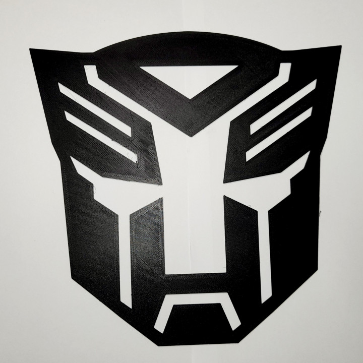 Transformers Autobot 2D Sculpture