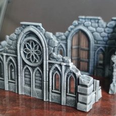 Picture of print of Gothic ruin