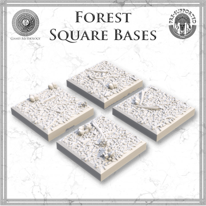 $2.99Forest 20x20 square bases - Peanas forestales cuadradas 20x20