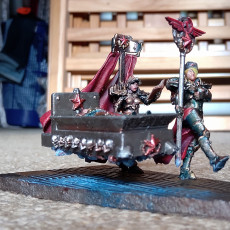 Picture of print of red sister 3 army support ready