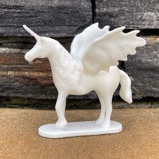 Picture of print of Winged unicorn