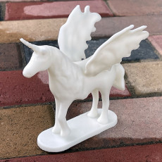 Picture of print of Winged unicorn