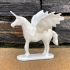 Winged unicorn print image