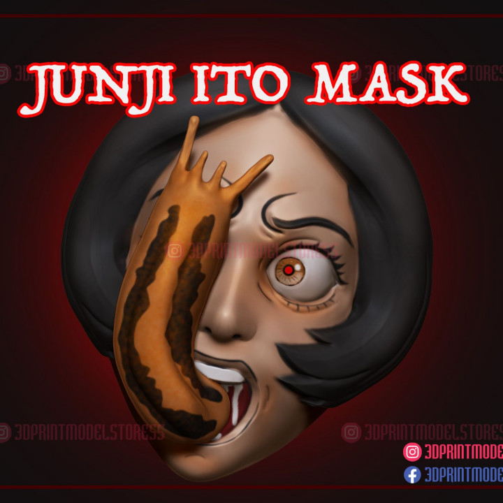 Junji Ito Mask - Cosplay Halloween Mask
