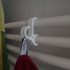 radiator hook bunny for 2 towels image