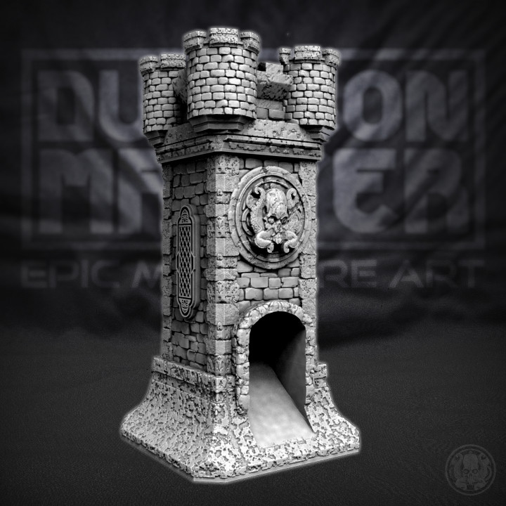 Dice Tower Terrain Fantasy DnD Crate3D The Barons Manse D&D Pathfinder