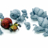 dnd giant snail miniatures pack (including the flail snail) image