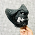 Japanese Mask - Ghost Mask Carved print image