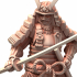003 Ancient Sengoku Japanese Warriors Samurai Ninja Archer and Bamboo Training Camp Scatter Terrain image
