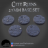 25MM CITY RUINS BASE SET (SUPPORTED) image