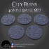 40MM CITY RUINS BASE SET (SUPPORTED) image