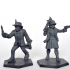 Flapper Armed with Gun Cthulhu Investigator 32mm RPG Tabletop image