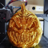 Angry Pumpkin Bowl / Lantern print image