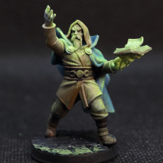 Picture of print of Human Wizard [PRE-SUPPORTED]