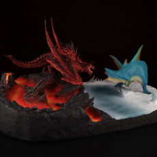 Picture of print of Elder Magma Dragon