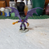 Flying Dragonborn Magic / Winged Half Dragon Warrior / Draconic Player Character print image