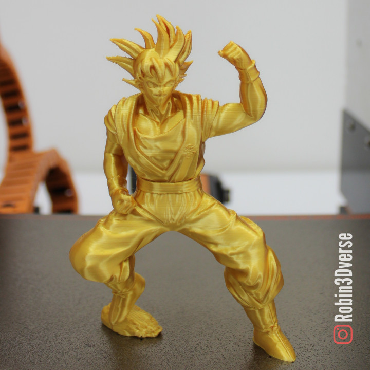 Dragon Ball Z Series Goku Saiyan Fighting Pose Figure Embroidered Iron On  Patch | eBay