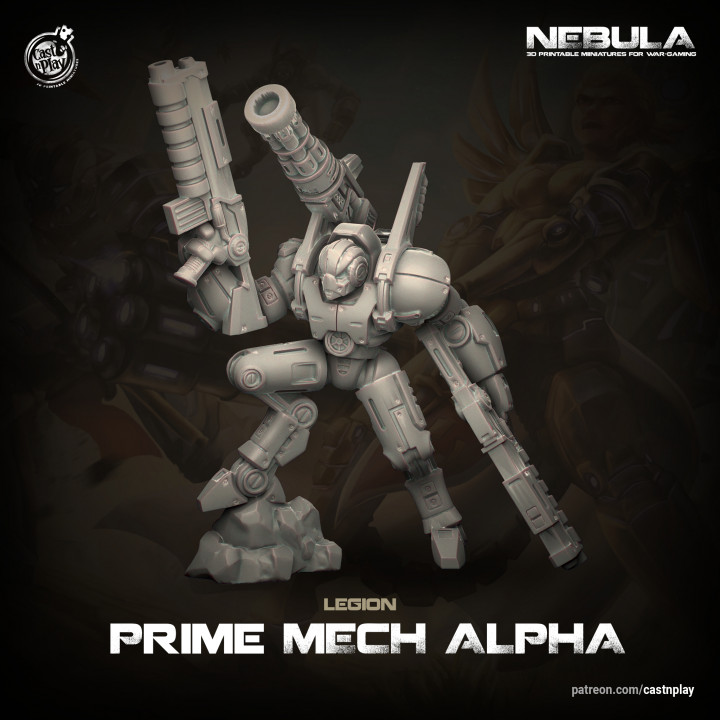 Prime Mech Alpha (Pre-Supported) | Nebula's Cover
