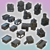 Flatline City: Core Set (Modular Buildings) image