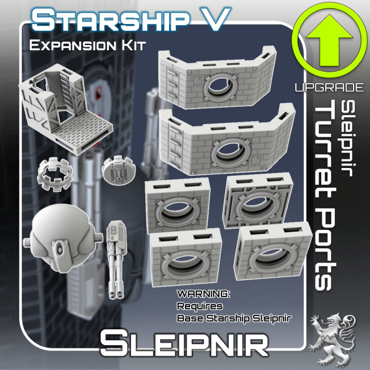 Sleipnir Turret Ports Expansion Kit's Cover