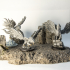 Winged Wolf Set / Dire Sky Wolves / Wild Flying Beast / Mountain Encounter print image