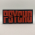 PSYCHO movie logo wall plaque art image