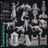 Frankensteins Monster - Pack of 14 models - PRESUPPORTED - Halloween - 32mm scale image