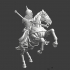 Medieval Russian knight fighting with mace image
