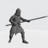 Medieval russian spearman image