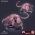 Giant Rat Revenant Set / Huge Mouse Zombie / Undead Animal Encounter image