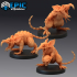 Giant Rat Revenant Set / Huge Mouse Zombie / Undead Animal Encounter image