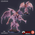 Draconic Demon Black Longsword / Acid Dragon Devil / Winged Skull Dragonborn image