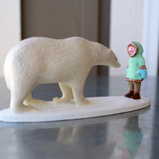 Picture of print of Polar bear