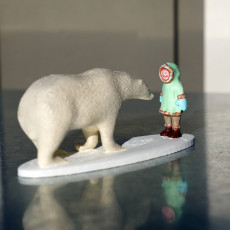 Picture of print of Polar bear