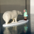Polar bear print image